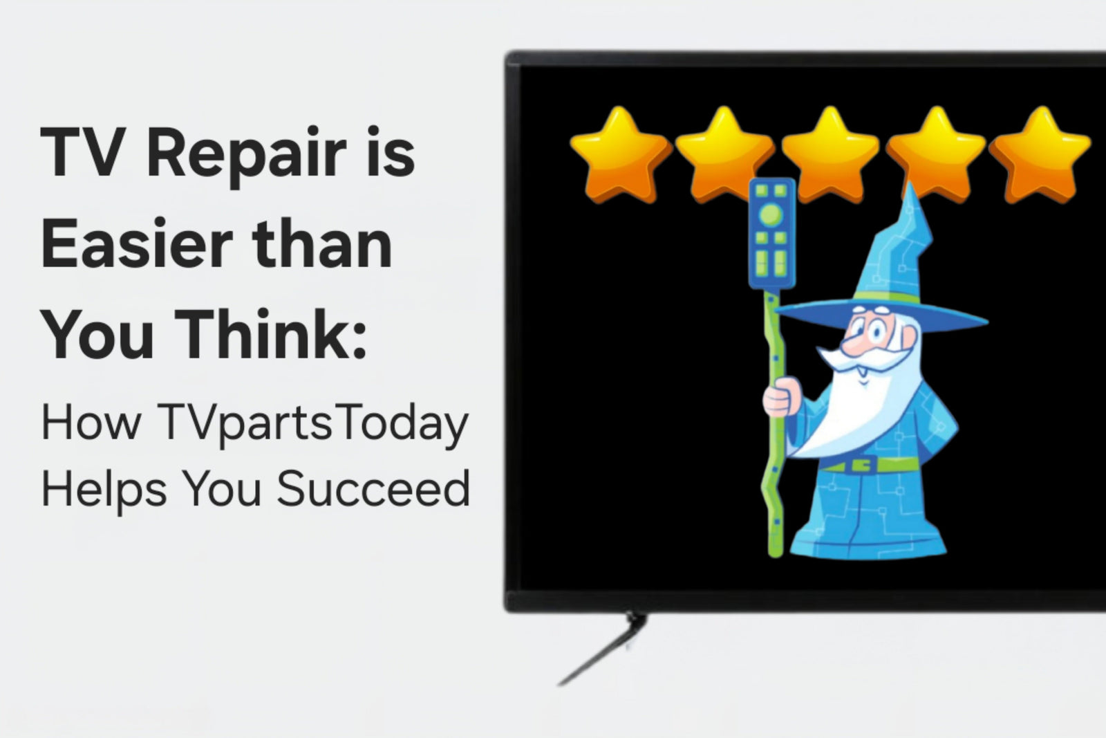 DIY TV Repair Is Easier Than You Think: How TVpartsToday Helps You Succeed
