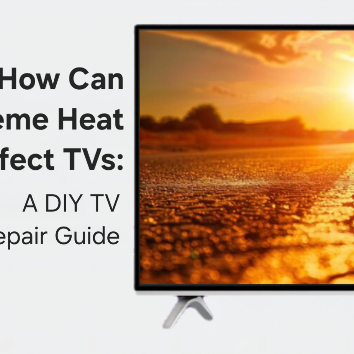How Can Extreme Heat Affect TVs: A DIY TV Repair Guide – TV Parts Today