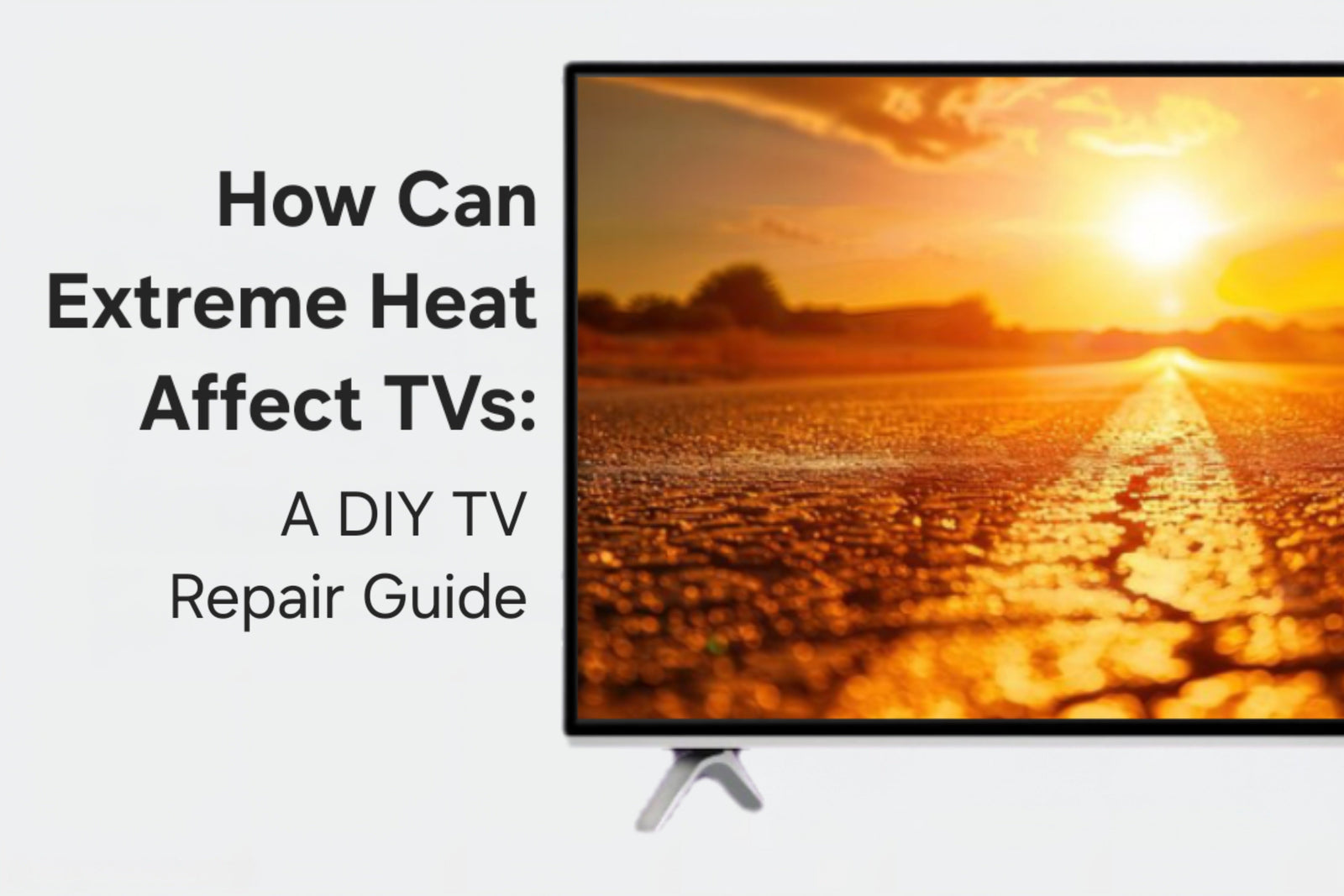 How Can Extreme Heat Affect TVs: A DIY TV Repair Guide