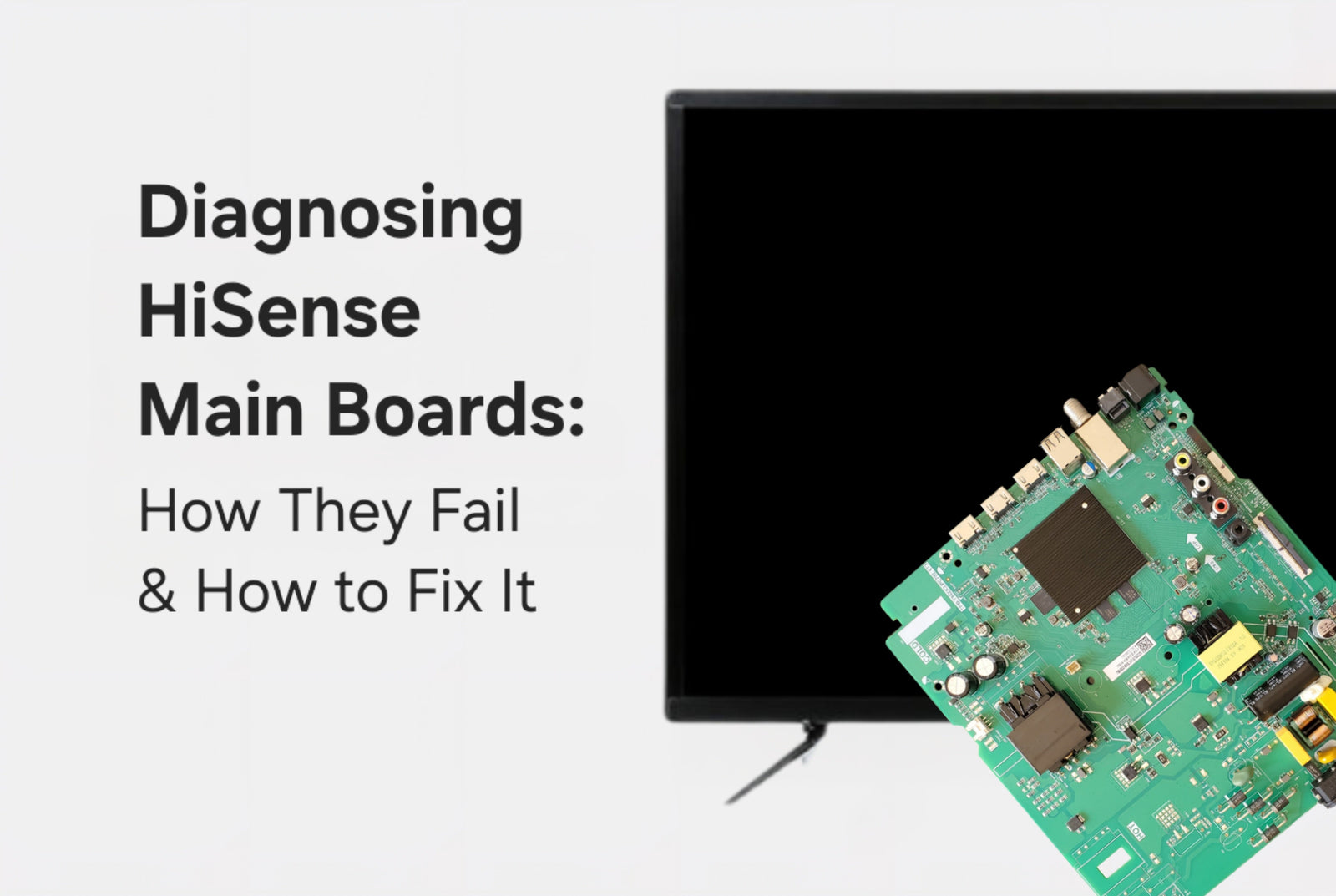 Diagnosing HiSense Main Boards: How They Can Fail & How to Fix It