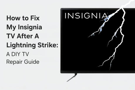 How to Fix My Insignia TV After a Lightning Strike: A DIY TV Repair Guide