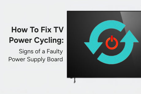 How To Fix TV Power Cycling: Signs of a Faulty Power Supply Board