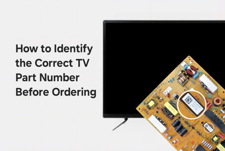 How to Identify the Correct TV Part Number Before Ordering