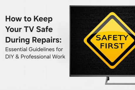How to Keep Your TV Safe During Repairs: Essential Guidelines for DIY & Professional Work