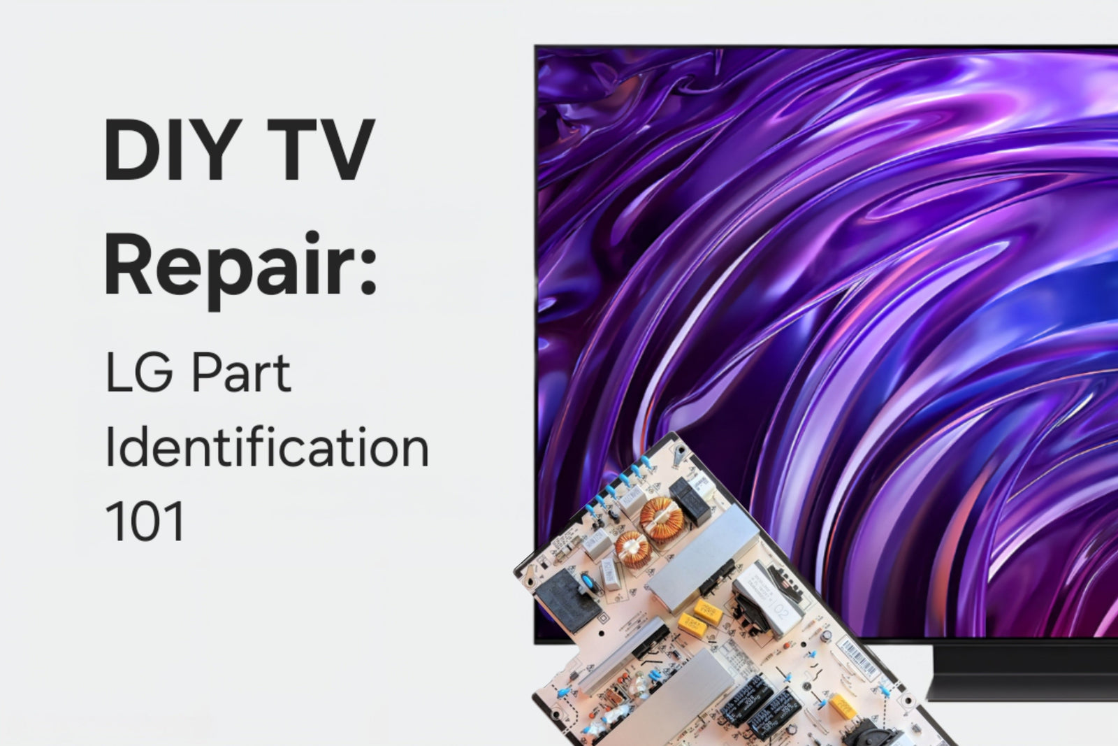 DIY TV Repair: LG Part Identification 101