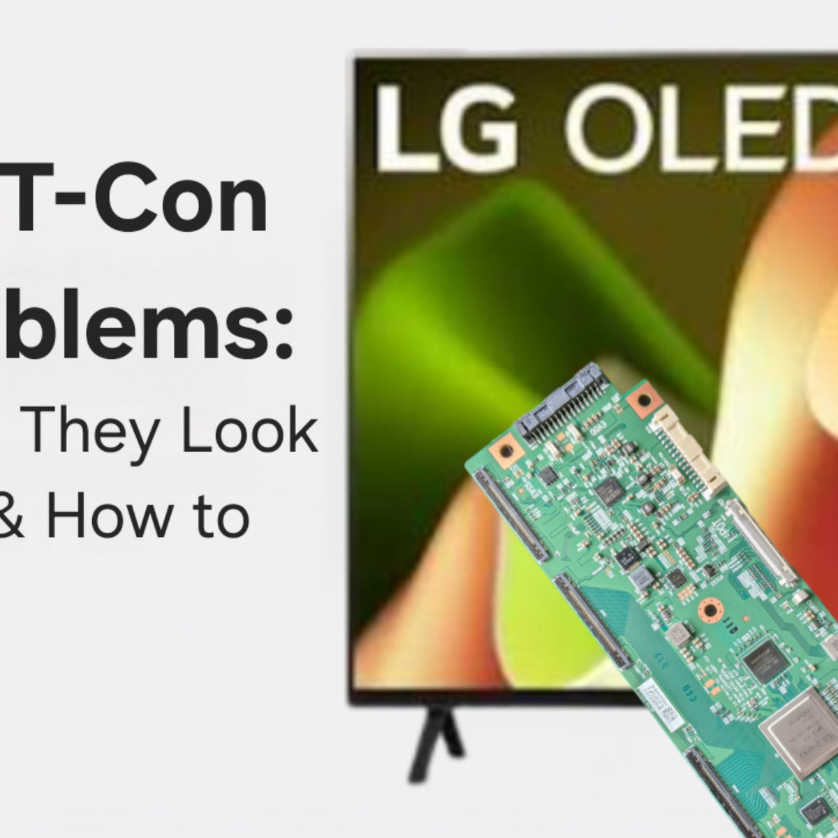LG T-con Board Problems: What They Look Like & How to Solve Them – TV ...