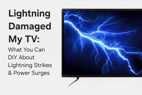 Lightning Damaged My TV: What You Can DIY About Lightning Strikes & Power Surges