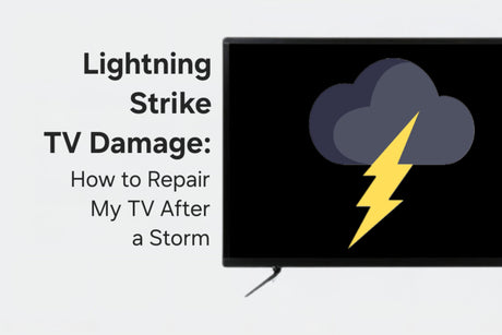 Lightning Strike TV Damage: How to Repair My TV After a Storm