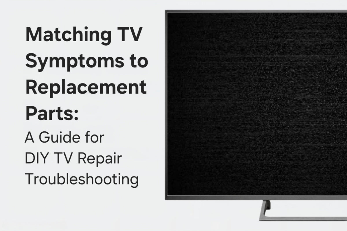 Matching TV Symptoms to Replacement Parts: A Guide for DIY TV Repair T ...