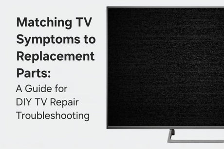 Matching TV Symptoms to Replacement Parts: A Guide for DIY TV Repair Troubleshooting