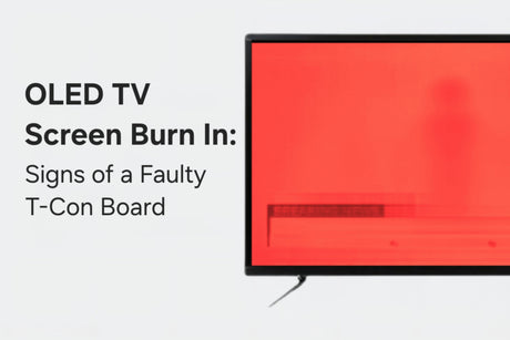 OLED TV Screen Burn In: Signs of a Faulty T-con Board