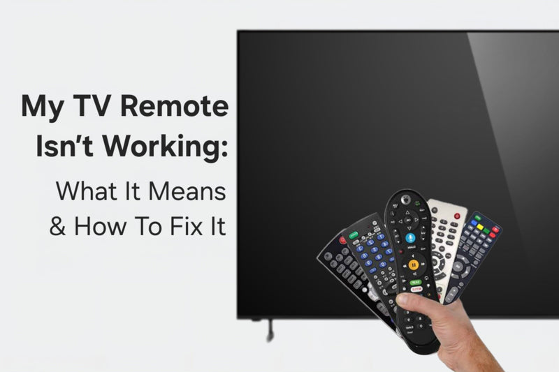 My TV Remote Isn't Working: What It Means & How To Fix It – TV Parts Today
