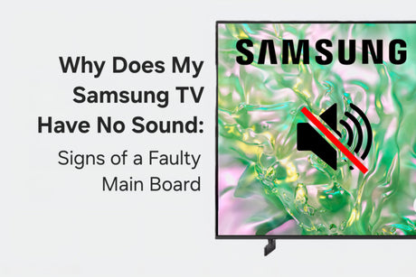 Why Does My Samsung TV Have No Sound: Signs of a Faulty Main Board