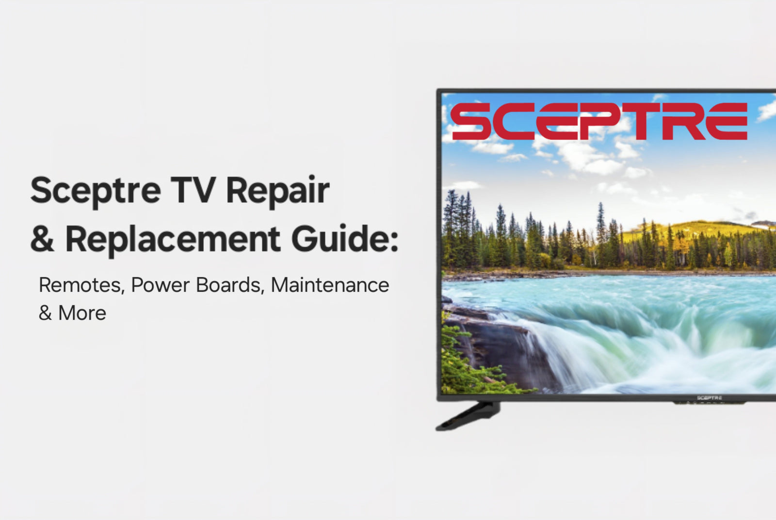 Sceptre TV Repair & Replacement Guide: Remotes, Power Boards, Maintenance & More