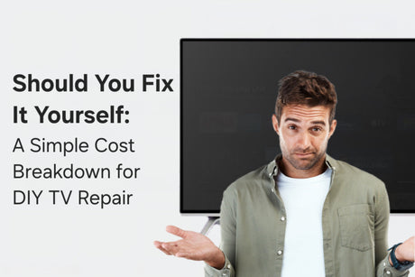 Should You Fix It Yourself: A Simple Cost Breakdown for DIY TV Repair