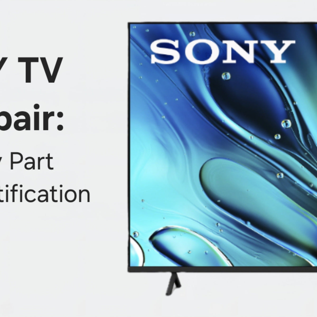 DIY TV Repair: Sony Part Identification 101 – TV Parts Today