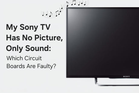 My Sony TV Has No Picture, Only Sound: Which Circuit Boards Are Faulty?