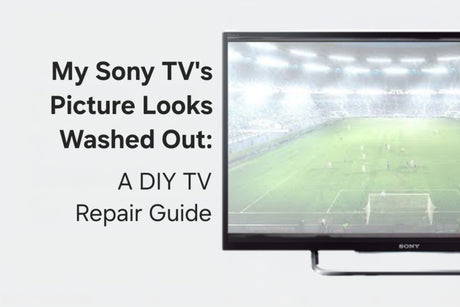 My Sony TV's Picture Looks Washed Out: A DIY TV Repair Guide