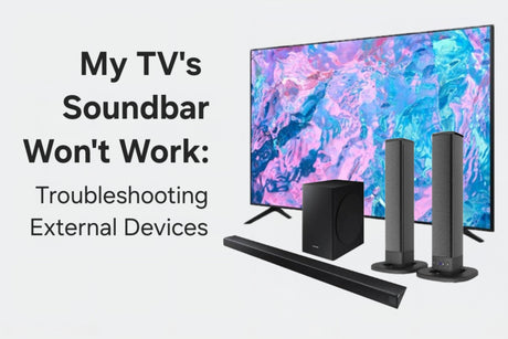 My TV's Soundbar Won't Work: Troubleshooting External Devices