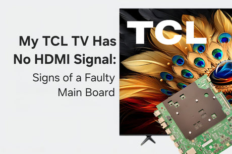 My TCL TV Has No HDMI Signal: Signs of a Faulty Main Board
