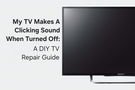 My TV Makes Clicking Sound When Turned Off: A DIY TV Repair Guide