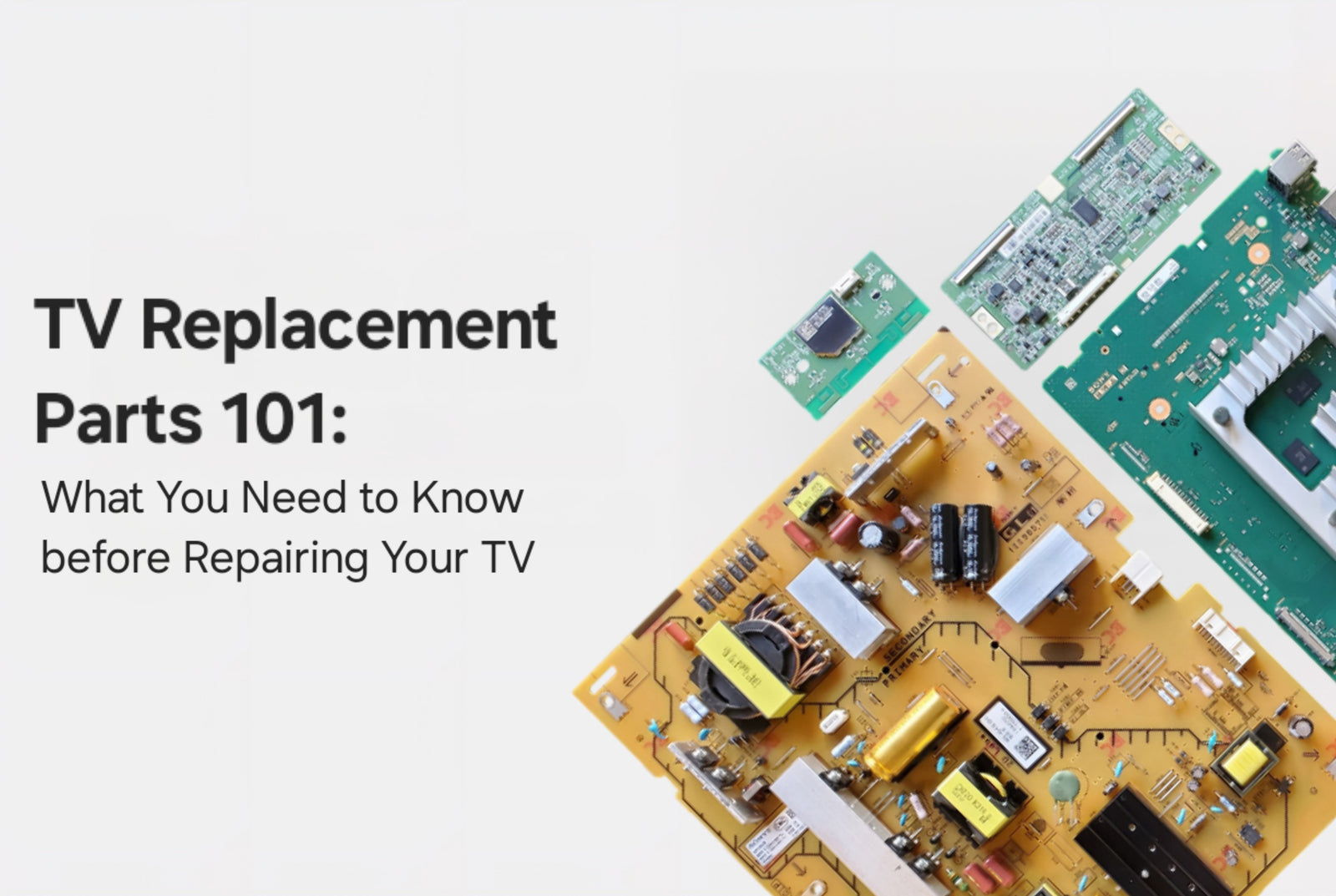 TV Replacement Parts 101: What You Need to Know Before Repairing Your TV