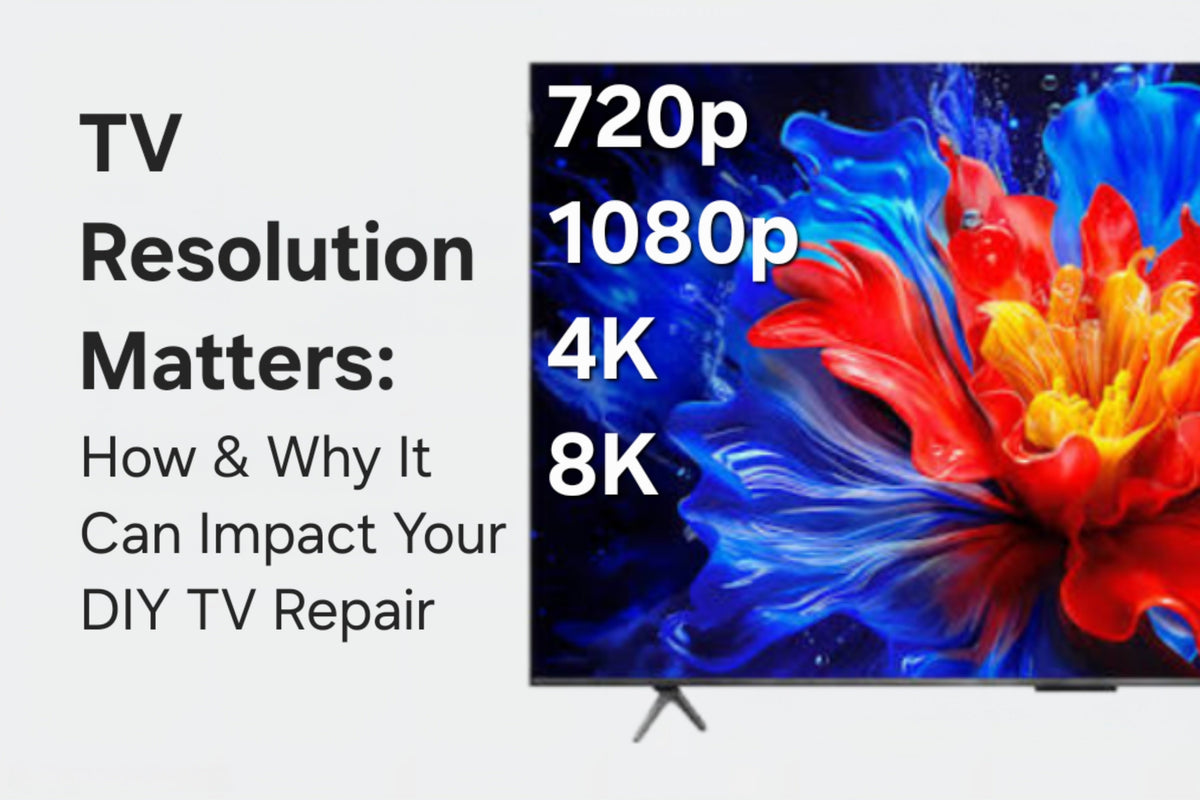 TV Resolution Matters: How & Why It Can Impact Your DIY TV Repair – TV ...