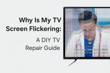 Why Is My TV Screen Flickering: A DIY TV Repair Guide
