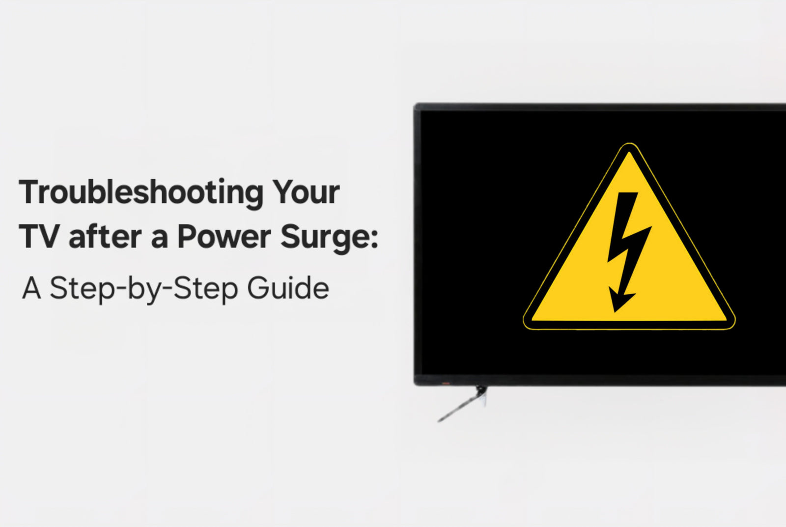 Troubleshooting Your TV After a Power Surge:  A Step-by-Step Guide