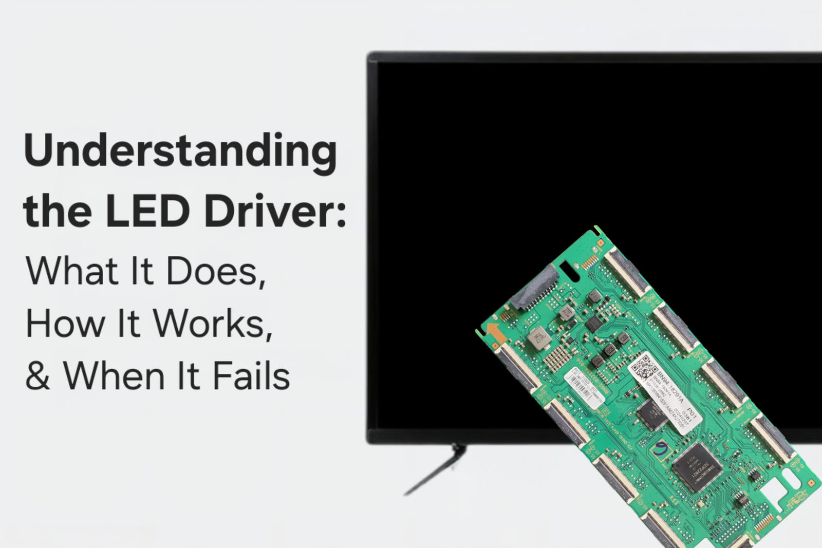Understanding the LED Driver in Your TV: What It Does, How It Works, & When It Fails