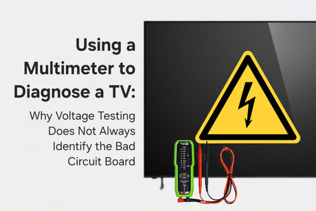 Using a Multimeter to Diagnose a TV: Why Voltage Testing Does Not Always Identify the Bad Circuit Board