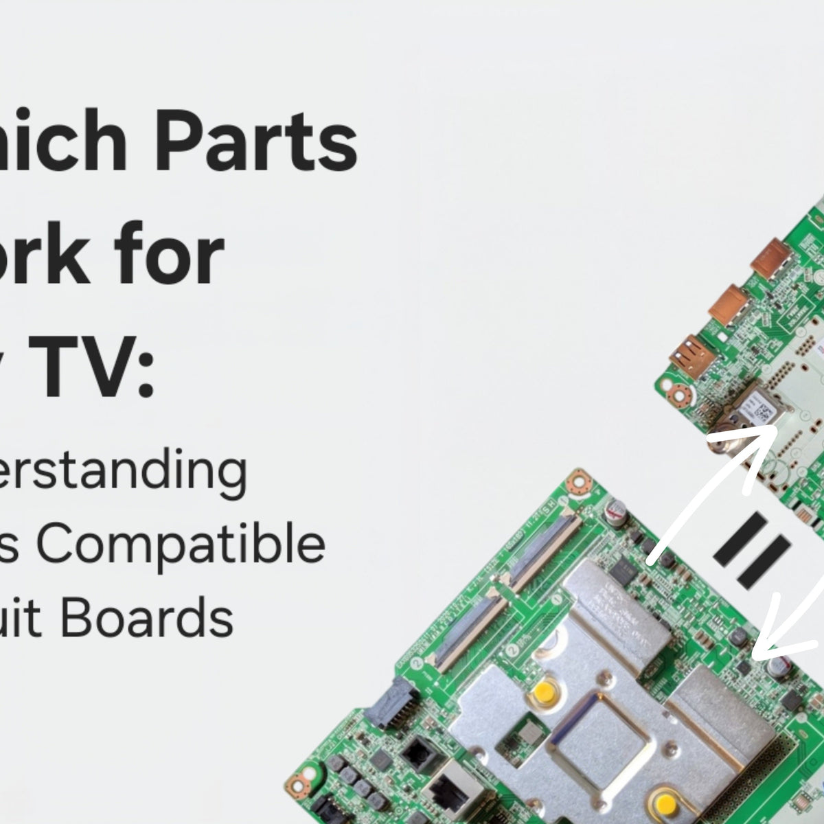 Which Parts Work for My TV: Understanding Cross Compatible Circuit Boa ...