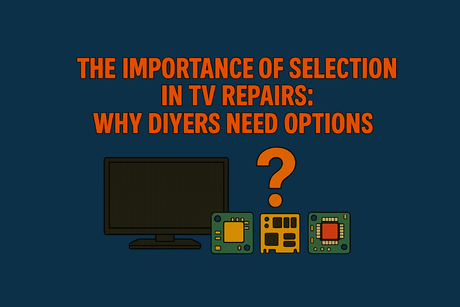 The Importance of Selection in TV Repairs: Why DIYers Need Options