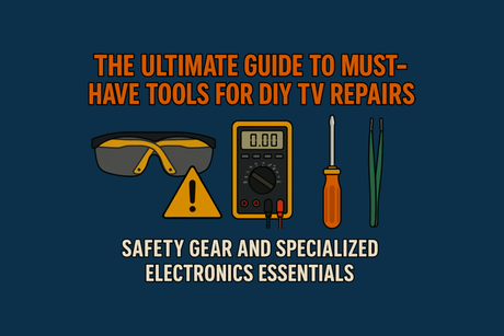 The Ultimate Guide to Must-Have Tools for DIY TV Repairs: Safety Gear and Specialized Electronics Essentials