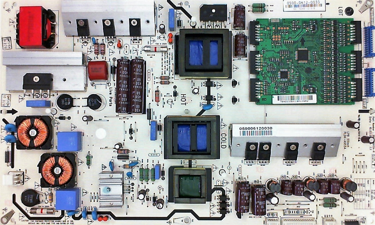 0500-0612-0030 Vizio TV Module, power supply board, 3PCGC10013A-R, PLDK-A955A,  M550NV
