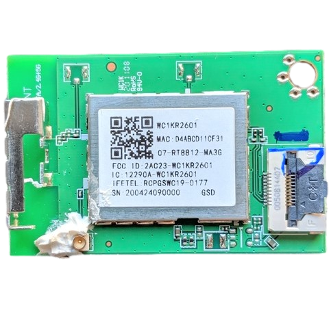 07-RT8812-MA3G TCL WIFI Board, WC1KR2601, 40S325