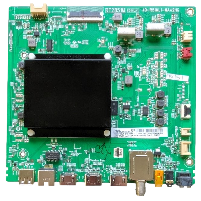 08-5R1ML01-MA200AA TCL Main Board, GTC010130W , 08-CH70CUN-OC400AA , 08-R51ML01-MA200AA , 70S430