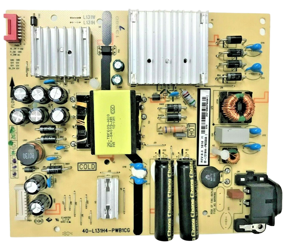 08-L131W44-PW200AA TCL Power Supply, 40-L131H4-PWB1CG, 55S515