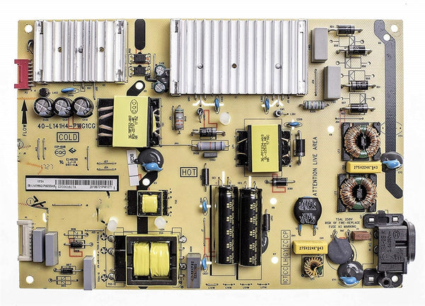 08-L141WA2-PW220AB TCL Power Supply, 40-L141H4-PWG1CG, GTC00