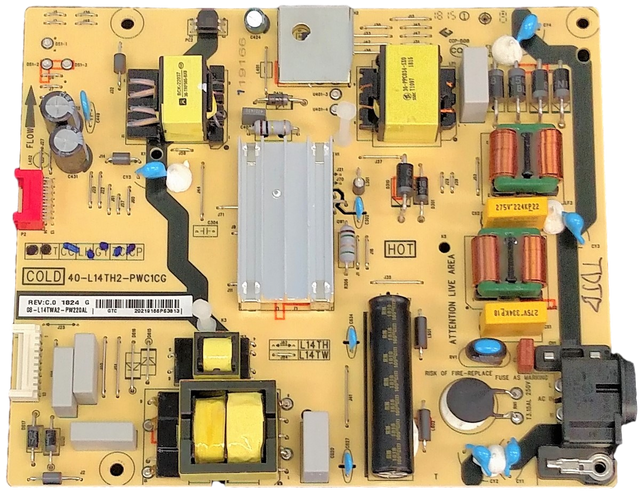 08-L14TWA2-PW220AL TCL Power Supply, 40-L14TH2-PWC1CG, E56334, L14TW, 49S405, 55S405