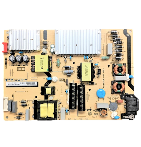 08-L171W94-PW200AA TCL Power Supply, 40-L171W4-PWA1CG, E148158, 65S423, 55S525