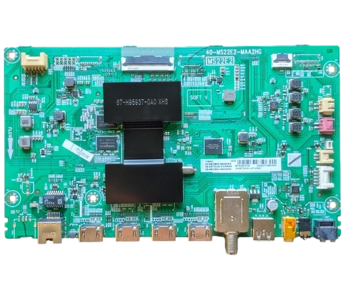 08-MS22E03-MA200AA TCL Main Board, V8-ST22K01-LF1V2407, 08-CS75CUN