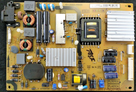 08-PL401C4-PW200AA TCL Power Supply, 40-L501CO-PWD1XG, 55FS3700