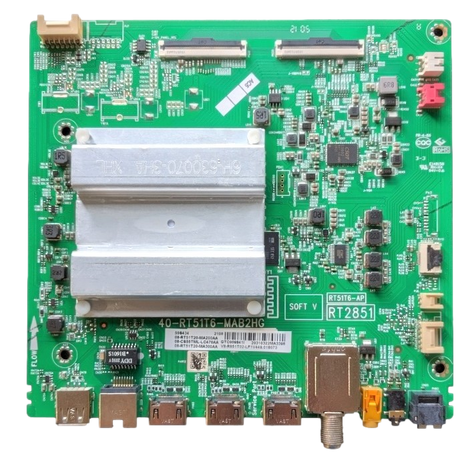 08-RT51T20-MA200AA TCL Main Board, 08-RT51T20-MA200AA, 08-CS55TML-LC470AA, 08-RT51T20-MA300AA, RT51T6-AP, RT2851, 40-RT51T6-MAB2HG, 55S434, 55S434CA