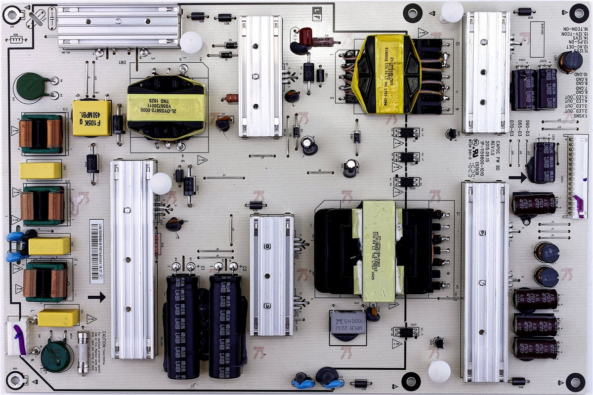 09-70CAR0B0-00 Vizio Power Supply, 1P-1159800-1010, CAP0C PW BD, 09-70CAR0B0-000,  D70-D3, D70-D3 LFTRUQAS