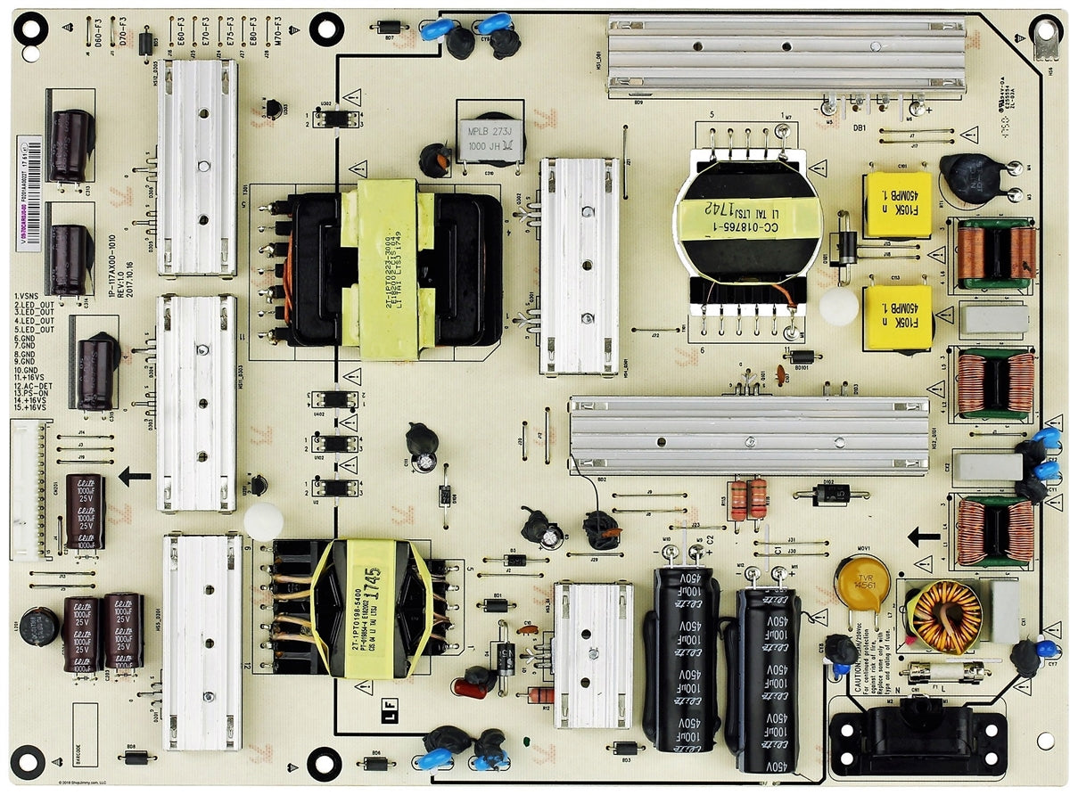 09-70CAR0J0-00 Vizio Power Supply, 09-70CAR0J0-00, 09-70CAR0J0-01