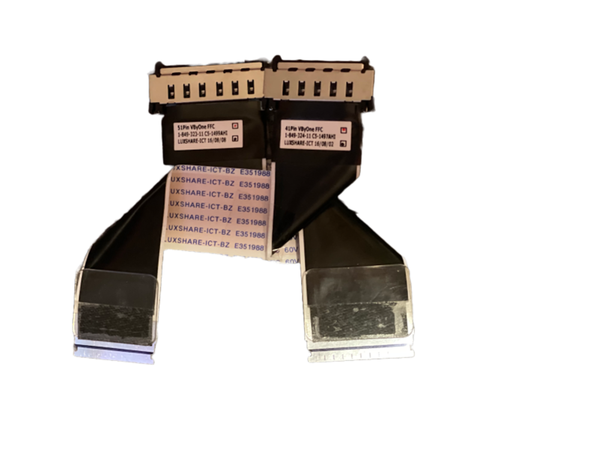 1-849-323-11 1-849-324-11 SONY FLEXIBLE FLAT LVDS RIBBON CABLES XBR-65X930D FROM DPS BOARD TO TCON BOARD