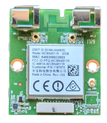 1167870 Hisense Wi-Fi Board, 1167870, WCBN4511R, 65H8C