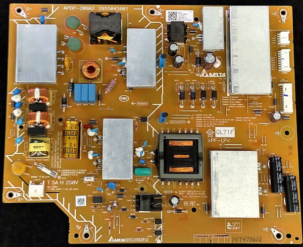 147470612, 1-474-706-12 Sony Power Supply, APDP-209A2, 2955045601, XBR-55X800E, KD-55X720E, KD-55X727E, XBR-55X807E 147470612, 1-474-706-12 Sony Power Supply, APDP-209A2, 2955045601, XBR-55X800E, KD-55X720E, KD-55X727E, XBR-55X807E