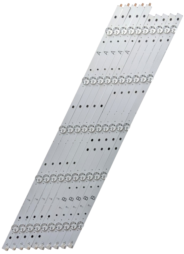 17Y 60UHD A Rev2 5LED Sony Backlight Strips, 17Y 60UHD B Rev02 5LED, 010-0001-580, KD-60X690E, KD-60X695E